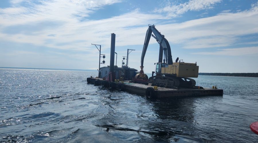 St. Mary's River Dredging by Richard Wittmeier Construction Windsor-Essex